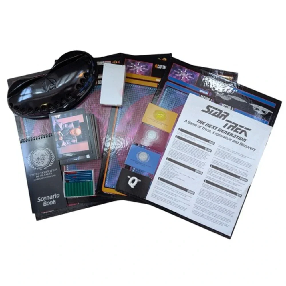 1993 Classic Star Trek Next Generation Game Of Trivia, Exploration & Discovery